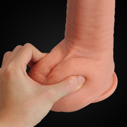 LoveToy Nature Cock Gode réaliste King Size XL Nature Cock 25 x 6cm 